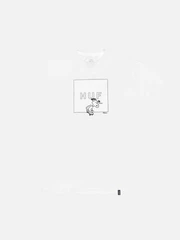 SNOOPY BOX LOGO TEE-WHT